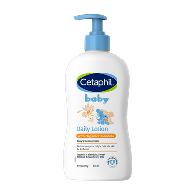 Cetaphil BABY DAILY LOTION WITH ORGANIC CALENDULA FACE AND BODY(400 ml)