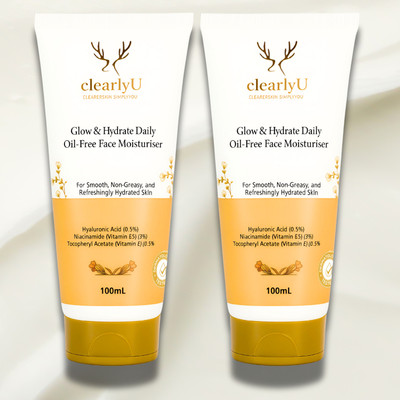 clearlyU Oil Control Moisturiser for Fresh Matte Look Unisex 200 ml(200 ml)