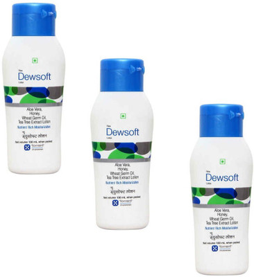 DEWSOFT Moisturization Lotion Pack of 3 (100+100+100 = 300ML)(300 ml)