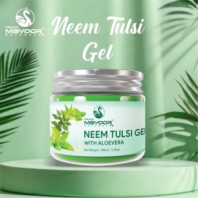 MAUR'SMAYUR NATURALS Purifying Green Harmony: Neem Tulsi Face Gel(500 g)