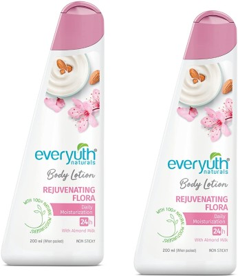 Everyuth Naturals Rejuvenation Flora Body Lotion, 100ml (Pack Of 2)(200 ml)