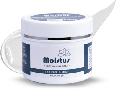 moistus Moisturising Cream for Face & Body, Dry to Normal skin | For Men & Women(100 g)