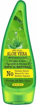 house of common Aloe Vera Gel for Face and hair, Moisturizing Skin (130ml) Pack of 1(130 ml)