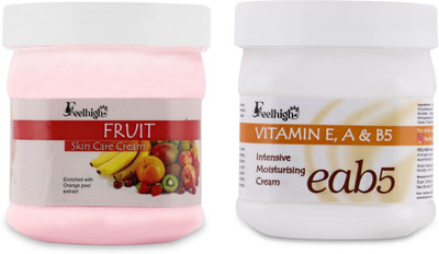 feelhigh Face And Body Moisturizer Fruit Cream And Vitamin Eab5 Cream(1000 ml)