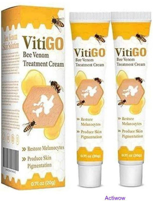 ACTIWOW Vitigo Bee Venom Cream with Clear Skin Action(100 ml)
