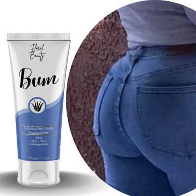 FLORAL BEAUTY Brightening Back and Bum Cream for uneven, dark and patchy bum and back(100 g)