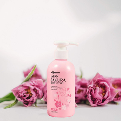 Fezora JAPAN SAKURA BODY LOTION Ultra Glow All in One Face For Men with SPF 30, Pure(200 ml)