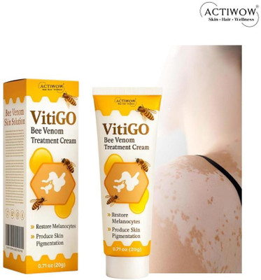 ACTIWOW Vitigo Bee Venom Cream for Ultra Sensitive Skin cream Moisturizer(100 g)