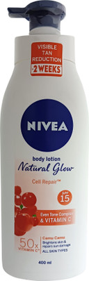 NIVEA Extra Whitening Cell Repair Body Lotion SPF 15(400 ml)