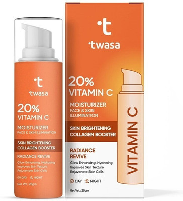 Twasa Vitamin C+E Face Moisturizer For Skin Brightening With Armoracia Root Extract(25 g)