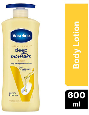 Vaseline intensive Care Deep Moisture Serum Lotion Nourishing Body Lotion For Dry Skin(600 ml)