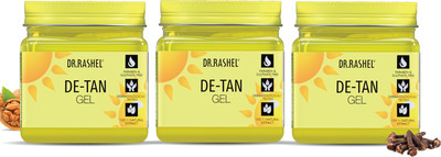 DR.RASHEL De-Tan Gel with Clove Extract & Glycerin | Hydrates & Reduces Tan (Pack of 3)(1140 ml)