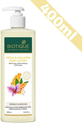 BIOTIQUE Ubtan & Collagen Body Lotion 400ml(400 ml)