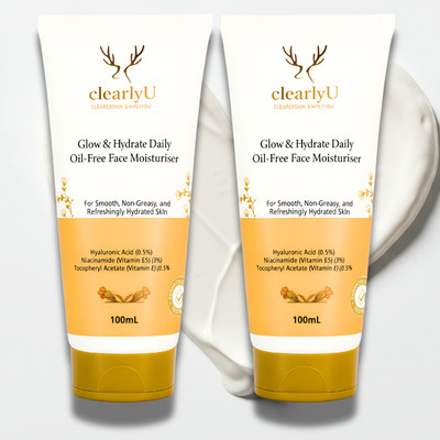 clearlyU Sebum Control Moisturiser for Non-Greasy Face Unisex 200 ml(200 ml)
