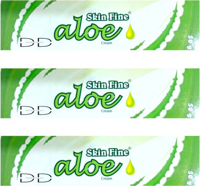 DOOMSDAY ALOE SKIN CREAM WITH ALOEVERA FOR GLOWING & SOFT SKIN PACK OF 50g x 3(150 g)