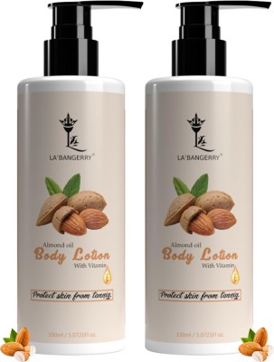 La'bangerry Almond Body Lotion , Deep Moisturiser and Instant Hydration Winter Cream(300 ml)