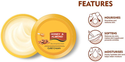 KA-KAIASHA moisturizer Cold Cream for nourished skin with honey & almond(200 ml)