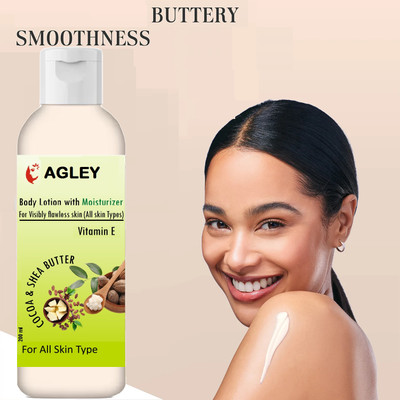 AGLEY Natural Cocoa Butter Body Butter For Rough & Dry Skin(200 ml)
