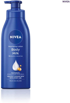NIVEA Body Milk Deep Moisture Lotion : Smooth Finish & Skin Repair(400 ml)