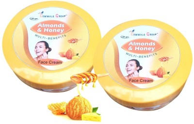 COWWAL'S GROUP Almonds & Honey Face Cream Skin Cream Pure Organic Herbal Mix 100 Gm Pack of 2(100 g)