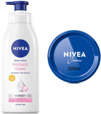 NIVEA NG Cell Repair 400ml Blue creme 200ml Set of 2(600 ml)