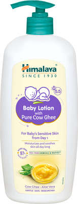 HIMALAYA Baby Lotion With Pure Cow Ghee 700mL | Ph5.5 | Safe For Newborns' Sensitive Skin(700 ml)