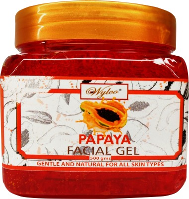 Wylco Papaya Facialgel|Anti-Aging|Brightening|Reduces Pigmentation|Acne|Dark Spots(500 g)