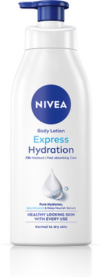 NIVEA Express Hydration Body Lotion, Moisture Serum, Hyaluronic acid, Men & Women(400 ml)