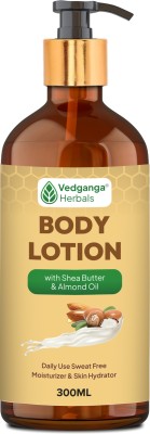 vedganga HERBALS INTENSIVE CARE NOURISHING BODY LOTION with SHEA BUTTER, ALMOND OIL.(300 ml)
