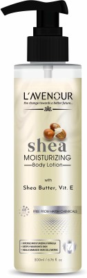 L'avenour Shea Butter Moisturizing Body Lotion For Deeply Hydrate & Soothe Dry Skin(200 ml)