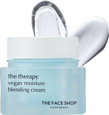 The Face Shop The Therapy Vegan Moisture Blending Cream with 48Hr Hydration(60 ml)