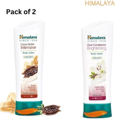 HIMALAYA cocoa butterr bodyy lotion + Clear complexion Brightening lotion(400 ml)