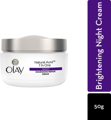 OLAY Natural Aura Night Cream with Vitamin B3, Pro B5, E(50 g)