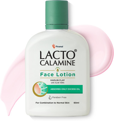Lacto Calamine Daily Face care Lotion for Oil Balance - Combination to Normal Skin, Retain Moisture, Absorb excess Oil & Helps prevent Pimples, acne & dark spots(60 ml)