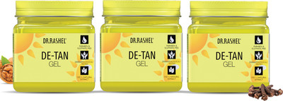 DR.RASHEL De-Tan Gel with Clove Extract & Glycerin | Hydrates & Reduces Tan (Pack of 3)(1140 ml)