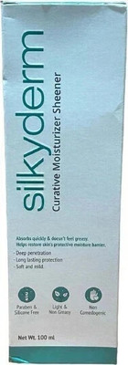 Cosmederma Silkyderma Curative Moisturizer Sheener long lasting Protection Cream(100 ml)