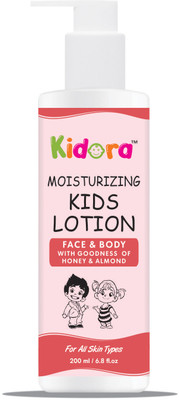 Kidora Baby Lotion for Daily Mositurization | Face & Body Lotion for Kids with Honey(200 ml)