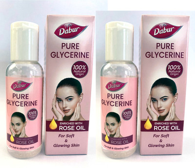 Dabur Pure Glycerin Enriched With Rose Oil For Soft & Glowing Skin(100 g)