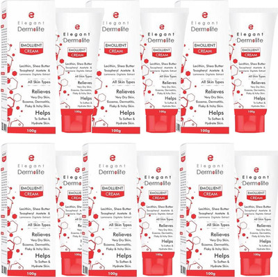 DOOMSDAY DERMOLITE EMOLLIENT CREAM FOR SMOOTH & LIGHTNING SKIN PACK OF - 6(600 g)