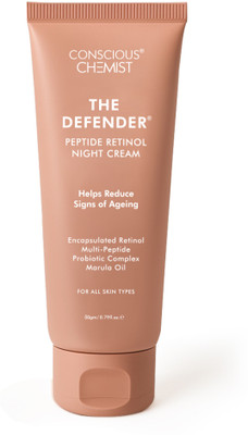 Conscious Chemist Retinol Night Cream | Anti-Aging for Face & Neck | Reduces Fine Lines & Wrinkles(50 g)
