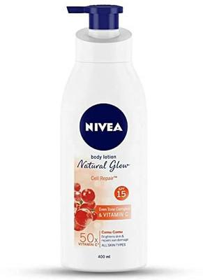 NIVEA BODY LOTION NATURAL GLOW CELL REPAIR 400 ML 1(400 ml)