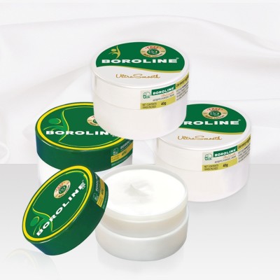 BOROLINE Ayurvedic cream 40gm x 2 + Ultrasmooth Night cream 40gm x 2, Soften Skin(160 g)