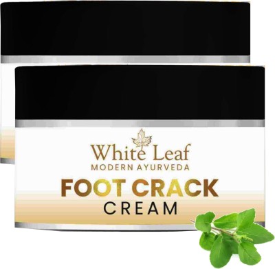 White Leaf Natural Hydrating Foot Crack Cream Heel Repair With Moisturization & Nourishment(100 g)