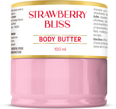 Body Cupid Strawberry Bliss Body Butter | Deep Moisturization(100 ml)