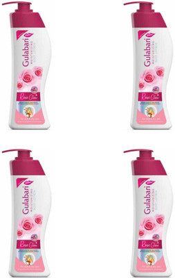 Dabur Gulabari Moisturizing Body Lotion | Rose Glow | 4x200 ml(800 ml)
