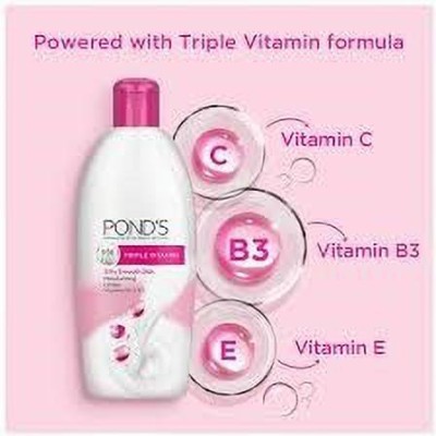 POND's Triple Vitamin Moisturising Body Lotion with Vitamins B3, E & C 300ML(300 ml)