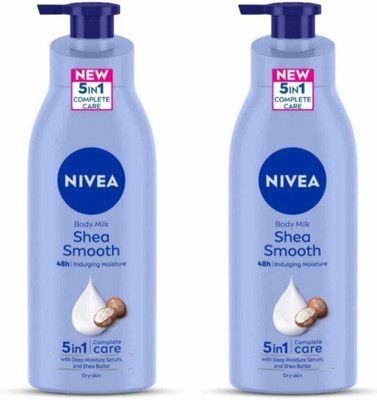 NIVEA SMOOTH MILK LOTION 400 ML 2(800 ml)