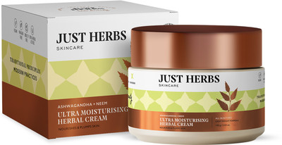 Just Herbs Nourishing, Moisturising Massage Cream For Dull, Dry & Glowing Skin(100 g)