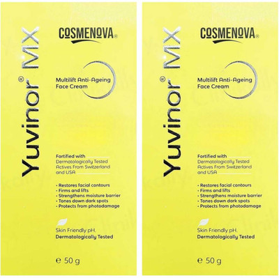 Spa ruca YUVINOR MX MULTILIFT ANTI AGEING FACE CREAM FOR BRIGHT YOUNG SKIN PACK- 50g x 2(100 g)