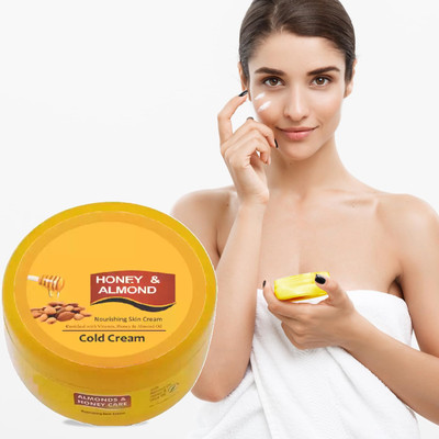 KAIASHA Honey & Almond Cold Cream And Moisturising Skin Cream For All Skin Types(200 g)